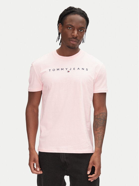 Tommy Jeans Marškinėliai · Rožinė
