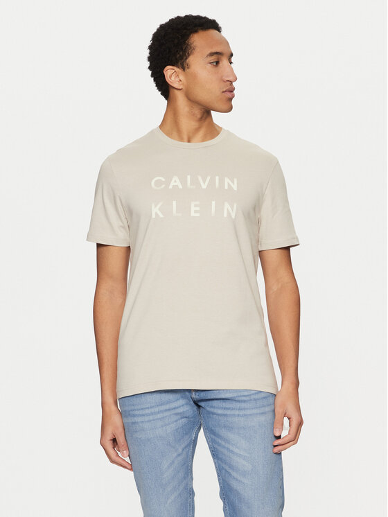 Calvin Klein Marškinėliai · Smėlio