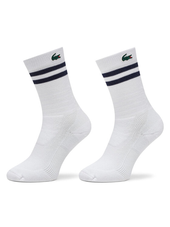 Lacoste Ilgos kojinės · Balta