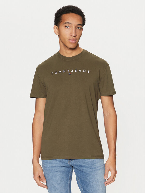 Tommy Jeans Marškinėliai · Žalia