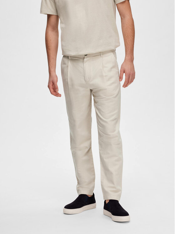 Selected Homme Chinos kelnes · Pilka · Slim Fit