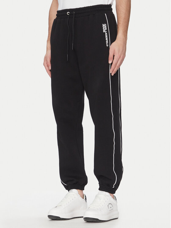 Karl Lagerfeld Jeans Sportinės kelnės · Juoda · Regular Fit