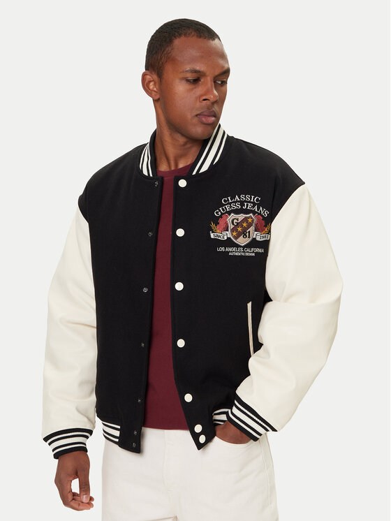 Guess Jeans Bomber striukė · Juoda