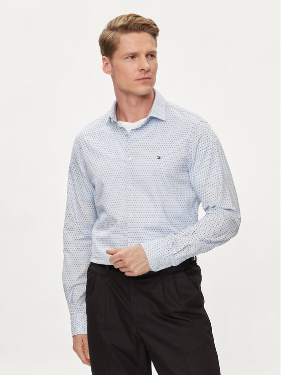 Tommy Hilfiger Marškiniai · Žydra · Slim Fit