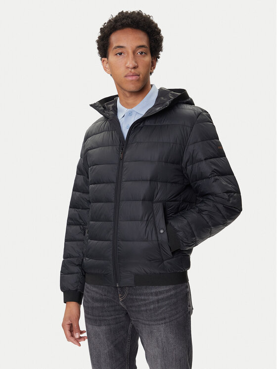 BOSS Demisezoninė striukė · Juoda