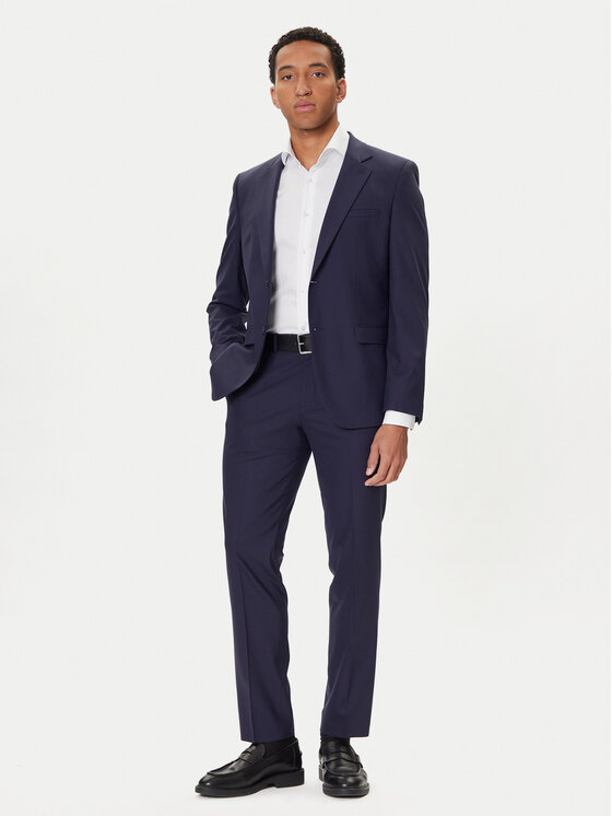 HUGO Kostiumas · Tamsiai mėlyna · Extra Slim Fit