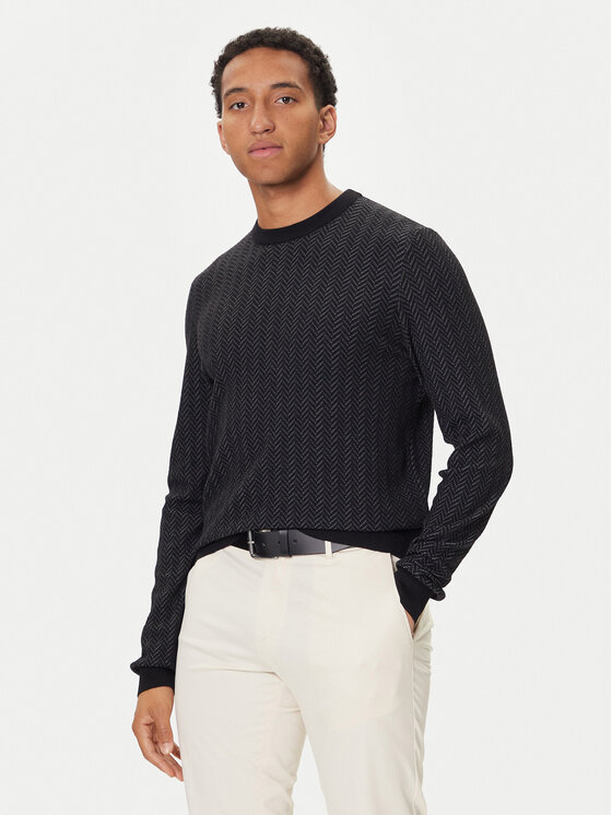 BOSS Megztinis · Juoda