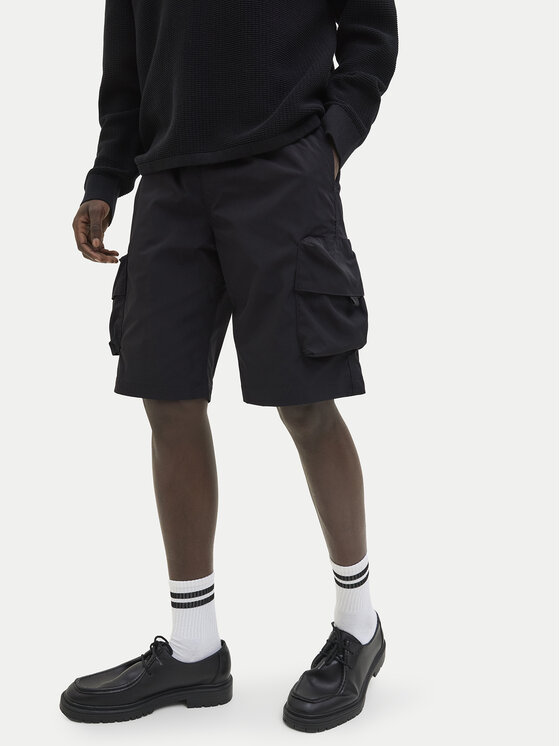 Jack & Jones Medžiaginiai šortai · Juoda