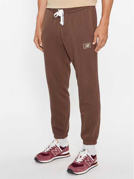 New Balance Sportinės kelnės · Ruda · Regular Fit