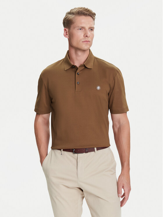 BOSS Polo marškinėliai · Ruda