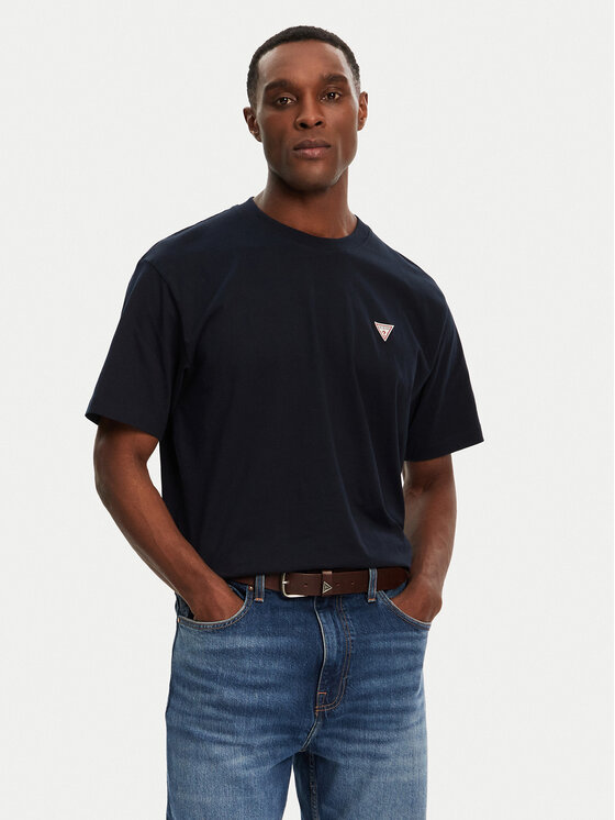 Guess Jeans Marškinėliai · Tamsiai mėlyna