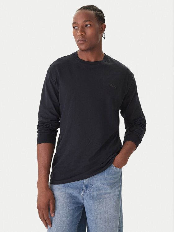 Quiksilver Marškinėliai ilgomis rankovėmis · Juoda