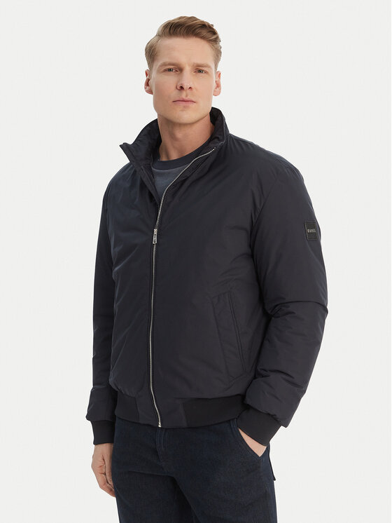 BOSS Demisezoninė striukė · Tamsiai mėlyna