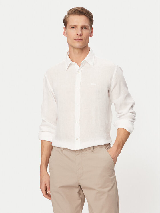 BOSS Marškiniai · Balta · Regular Fit