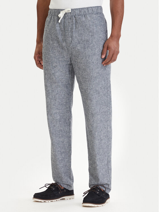 Tommy Jeans Medžiaginės kelnės · Mėlyna · Slim Fit