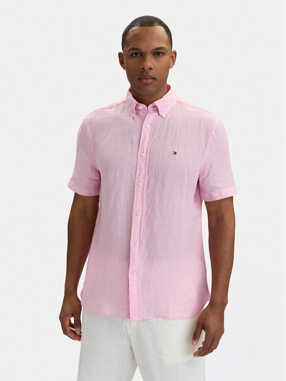 Tommy Hilfiger Marškiniai · Šviesiai rožinė · Regular Fit