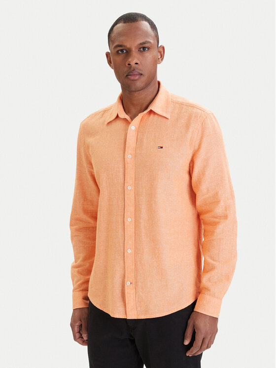 Tommy Jeans Marškiniai · Oranžinė · Regular Fit