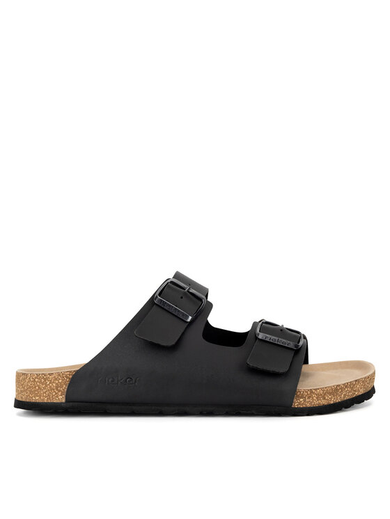Rieker Šlepetės · Juoda