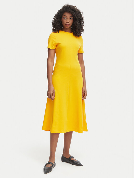 Tommy Hilfiger Kasdieninė suknelė · Oranžinė · Midi