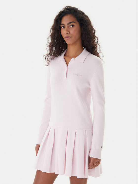 Tommy Jeans Trikotažinė suknelė · Rožinė · Mini