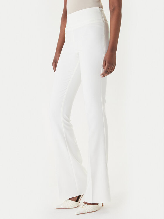 Rinascimento Medžiaginės kelnės · Balta · Slim Fit