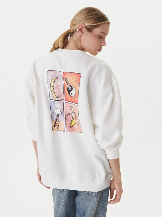 RVCA Džemperis · Balta · Oversize