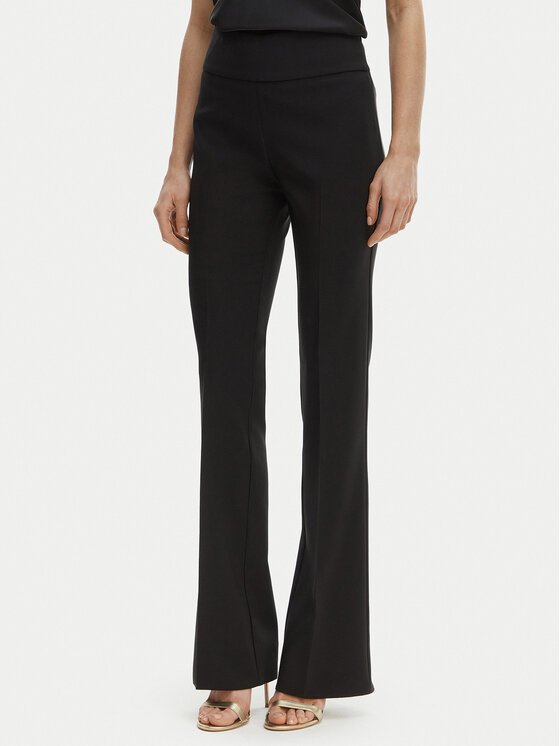 Rinascimento Medžiaginės kelnės · Juoda · Slim Fit