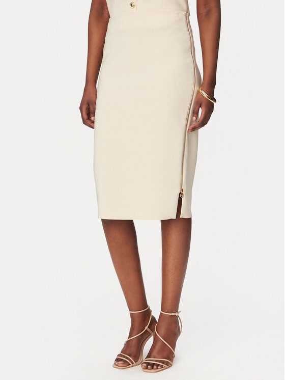 Rinascimento Tiesus sijonas · Smėlio · Midi