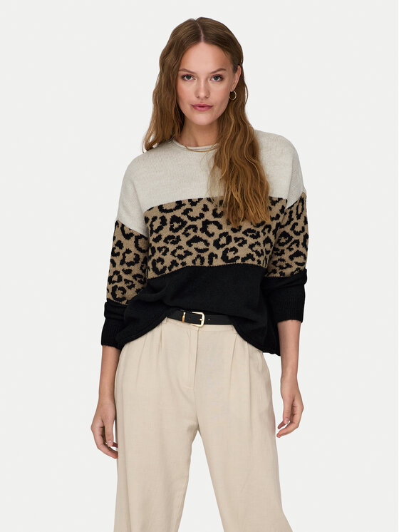 ONLY Megztinis · Smėlio · Regular Fit