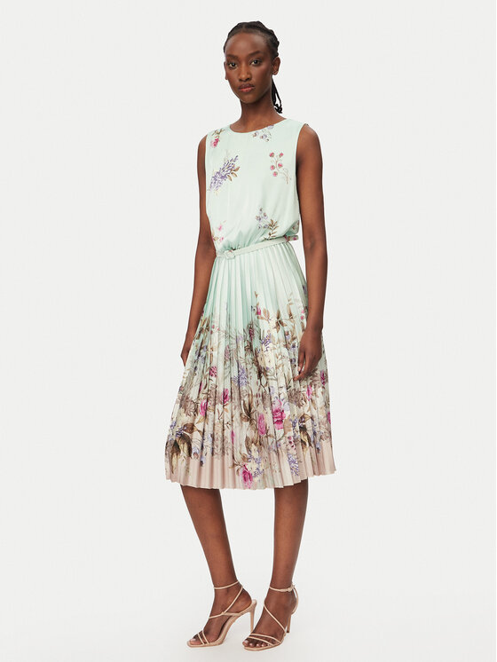 Rinascimento Kokteilinė suknelė · Žalia · Midi