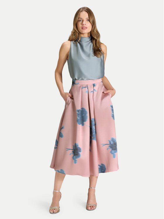 Swing Midi sijonas · Rožinė