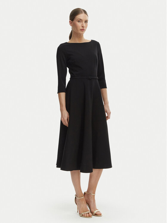 Rinascimento Kokteilinė suknelė · Juoda · Midi