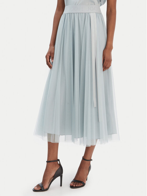 JOOP! tiulio sijonas · Žalia · Midi