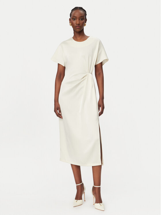 Rinascimento Kokteilinė suknelė · Balta · Midi