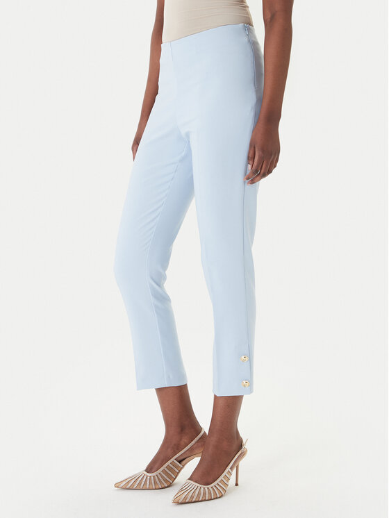 Rinascimento Medžiaginės kelnės · Žydra · Slim Fit