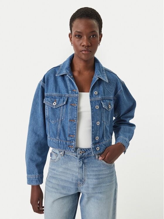 HUGO Džinsinė striukė · Mėlyna