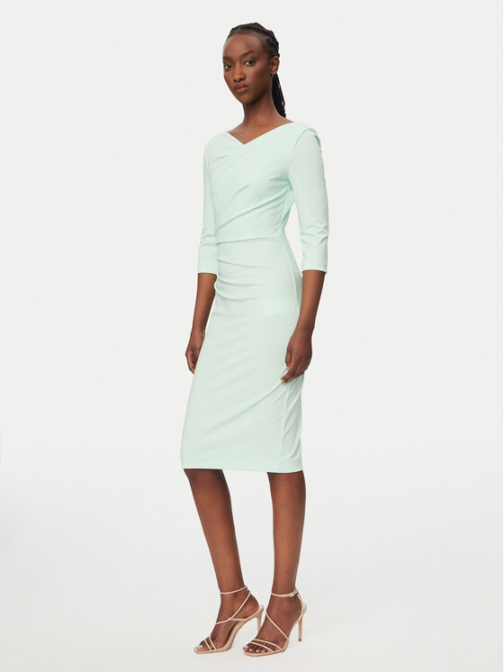 Rinascimento Kokteilinė suknelė · Žalia · Midi