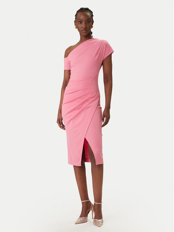 Rinascimento Kokteilinė suknelė · Rožinė · Midi