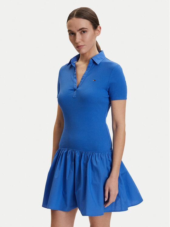 Tommy Jeans Kasdieninė suknelė · Mėlyna · Mini