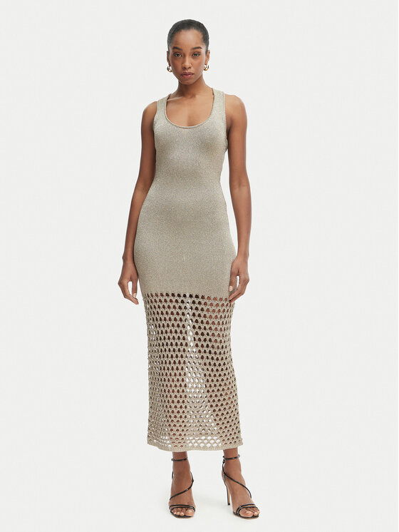 Simona Corsellini Trikotažinė suknelė · Pilka · Midi