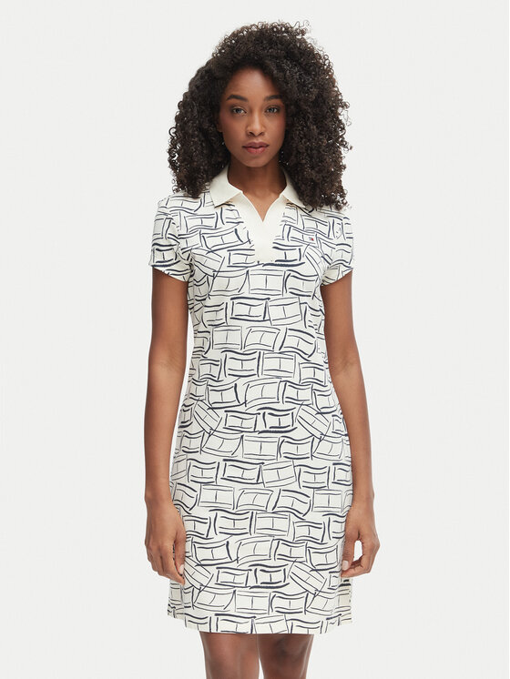 Tommy Hilfiger Kasdieninė suknelė · Šviesiai smėlinė · Mini