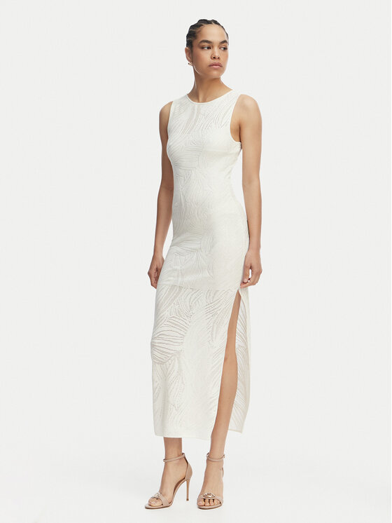 Guess Kasdieninė suknelė · Kreminė · Midi