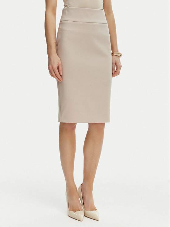 Rinascimento Tiesus sijonas · Smėlio · Midi