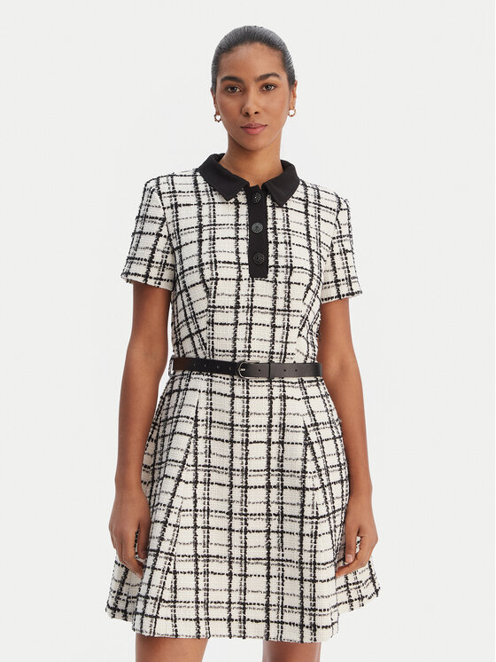 Morgan Trikotažinė suknelė · Écru · Mini