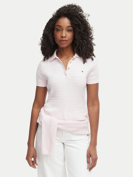 Tommy Hilfiger Megztinis · Rožinė · Regular Fit