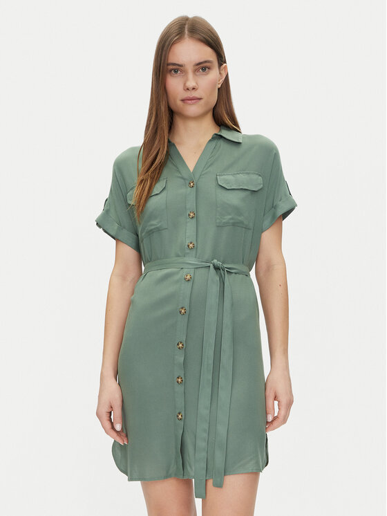 Vero Moda Marškinių tipo suknelė · Žalia · Mini