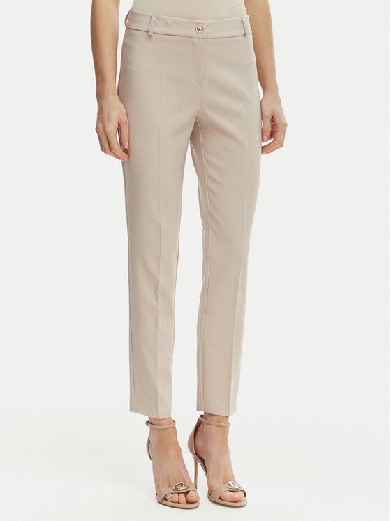 Rinascimento Medžiaginės kelnės · Smėlio · Regular Fit