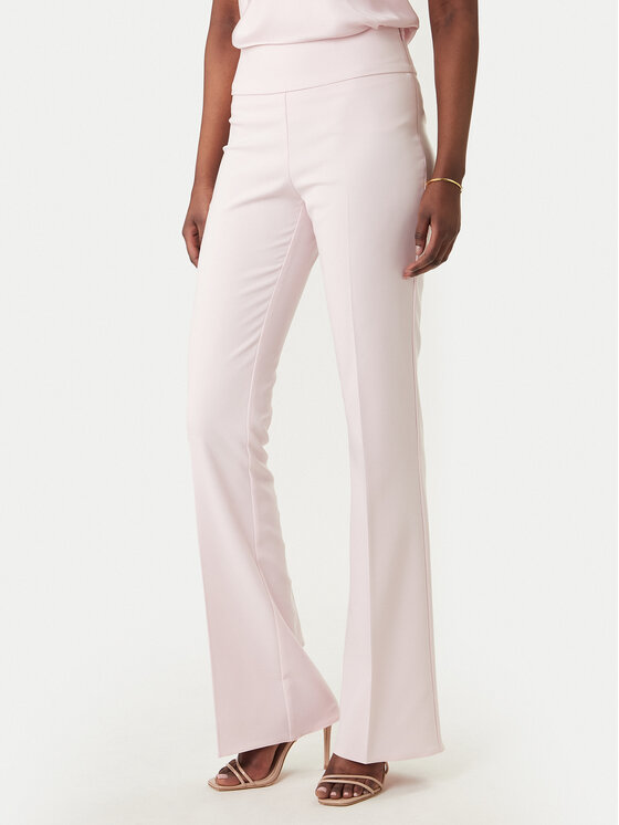 Rinascimento Medžiaginės kelnės · Rožinė · Slim Fit