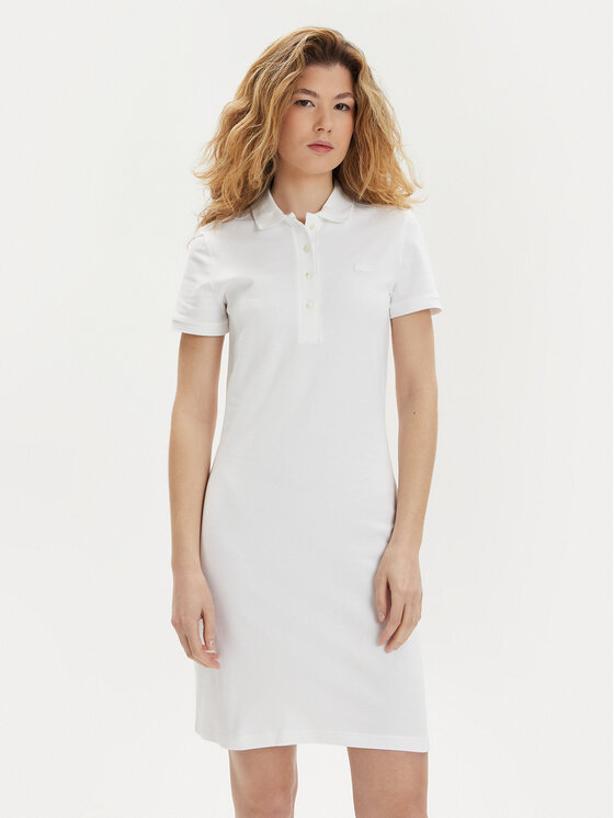 Lacoste Kasdieninė suknelė · Balta · Mini