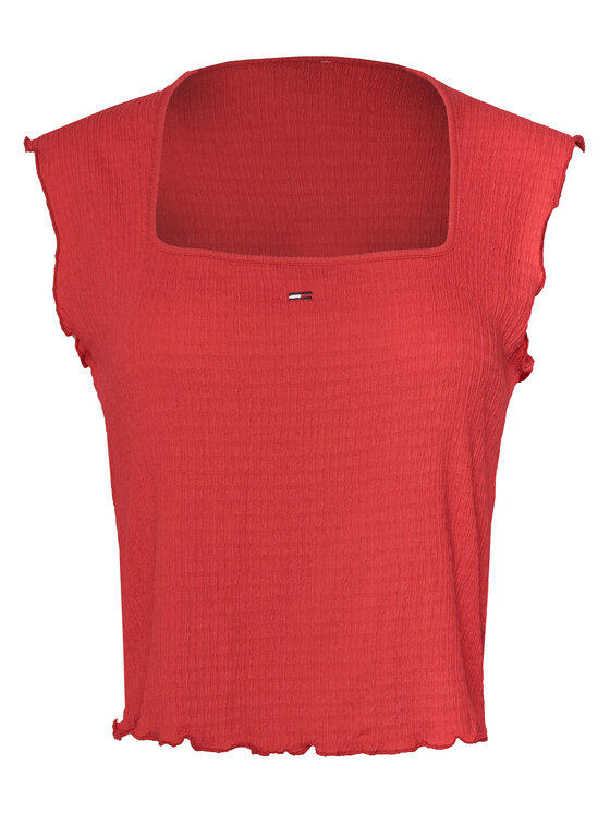 Tommy Jeans Marškinėliai · Raudona